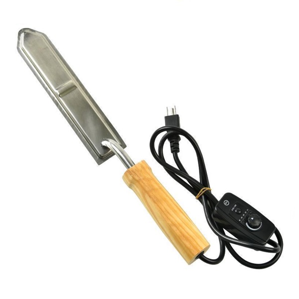Fedelező kés elektromos 230V BEE, fa fogóval