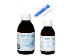 Lugol-oldat 5% 160 ml + hangyasav 25% 40 ml