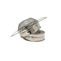 Szr - dupla - rozsdamentes aclbl - dombor - O20,5 cm