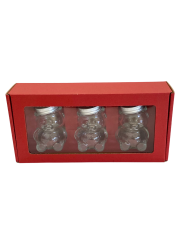 Piros dekoratv papr csomagols 3 darab MACKO10 tpus mzes veg szmra