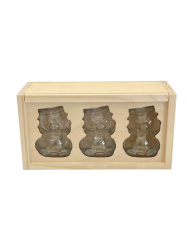 Dekoratv fa csomagols 3 darab MACKO10 tpus mzes veg szmra