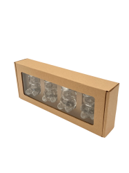 Dekoran papierov balenie - natural - 2