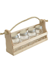 Dekoratv fa csomagols 4 darab MACKO5 tpus mzes veg szmra