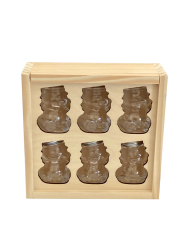 Termszetes dekoratv fa csomagols 6 darab MACKO5 tpus mzes veg szmra