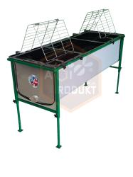 Rozsdamentes ac�l fedelez� asztal, 1.5 m,  rozsdamentes ac�l szelep